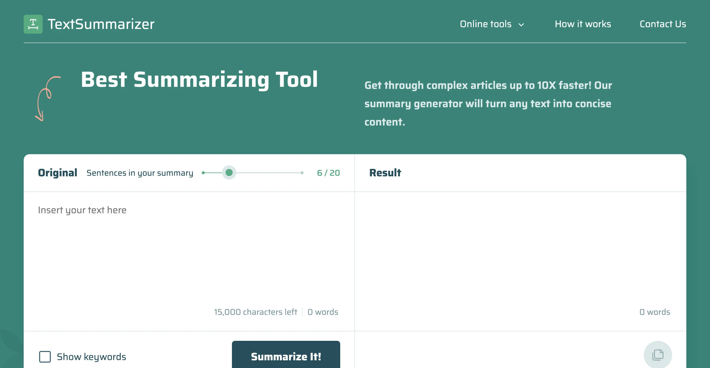 TextSummarizer: The Best Tool for Quick Summaries