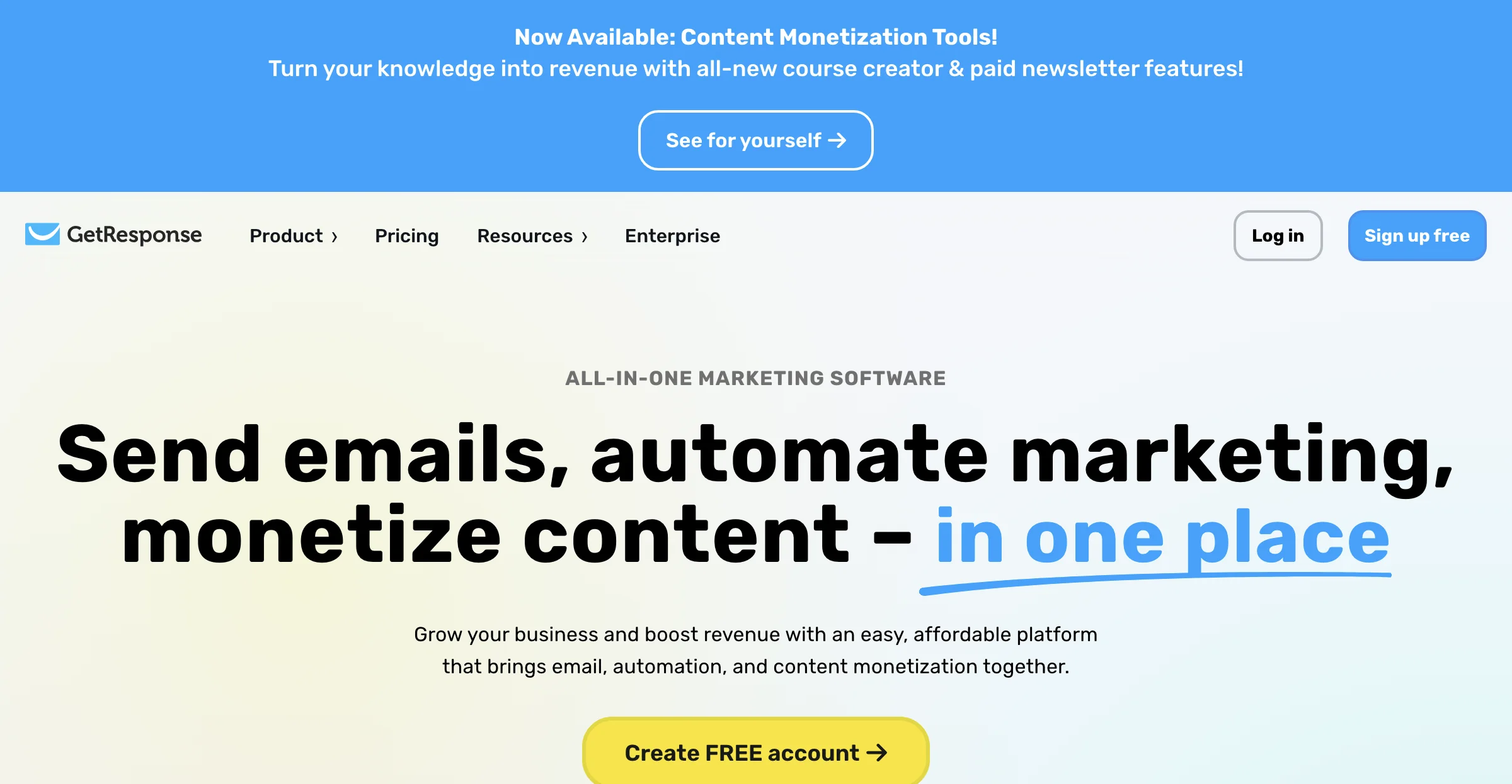 GetResponse: Comprehensive Marketing Software for Professional Email Marketing