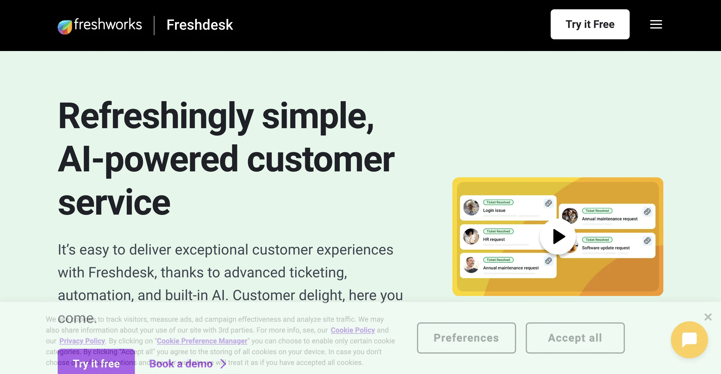 Freshdesk: Smart, Scalable Ticketing Solution | Freshworks