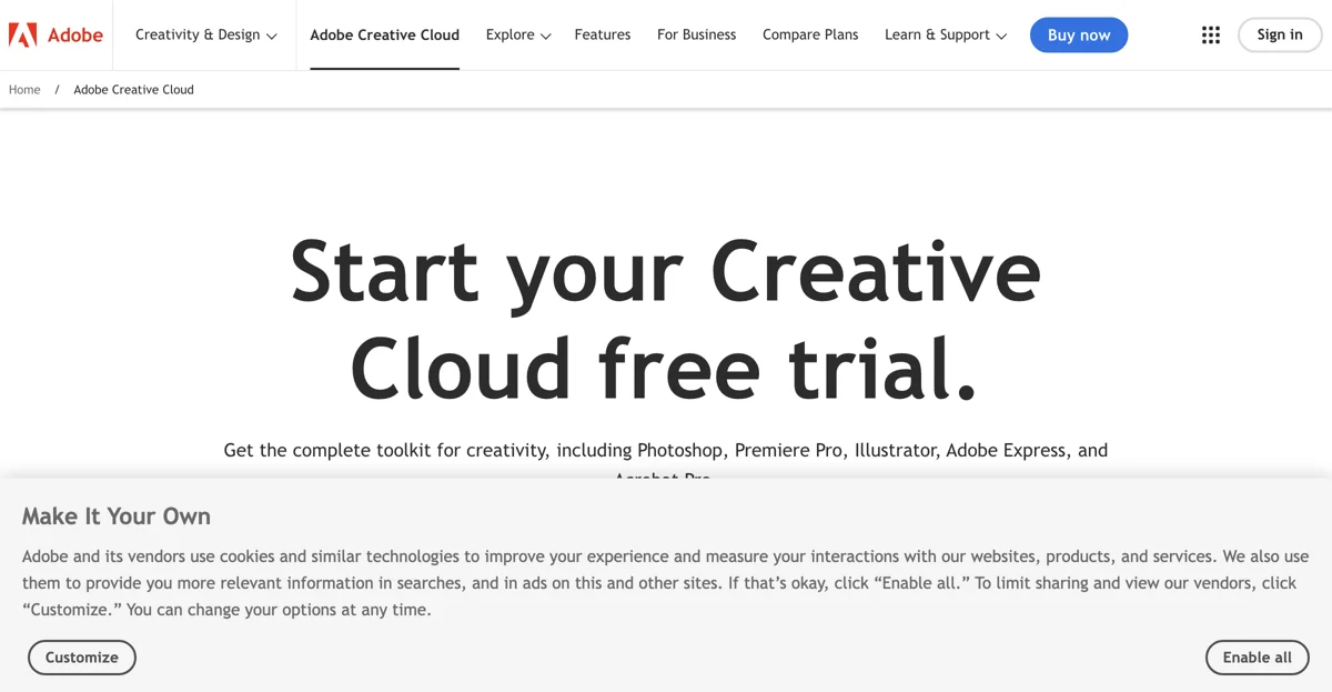 Adobe Creative Cloud: The Ultimate Creative Toolkit