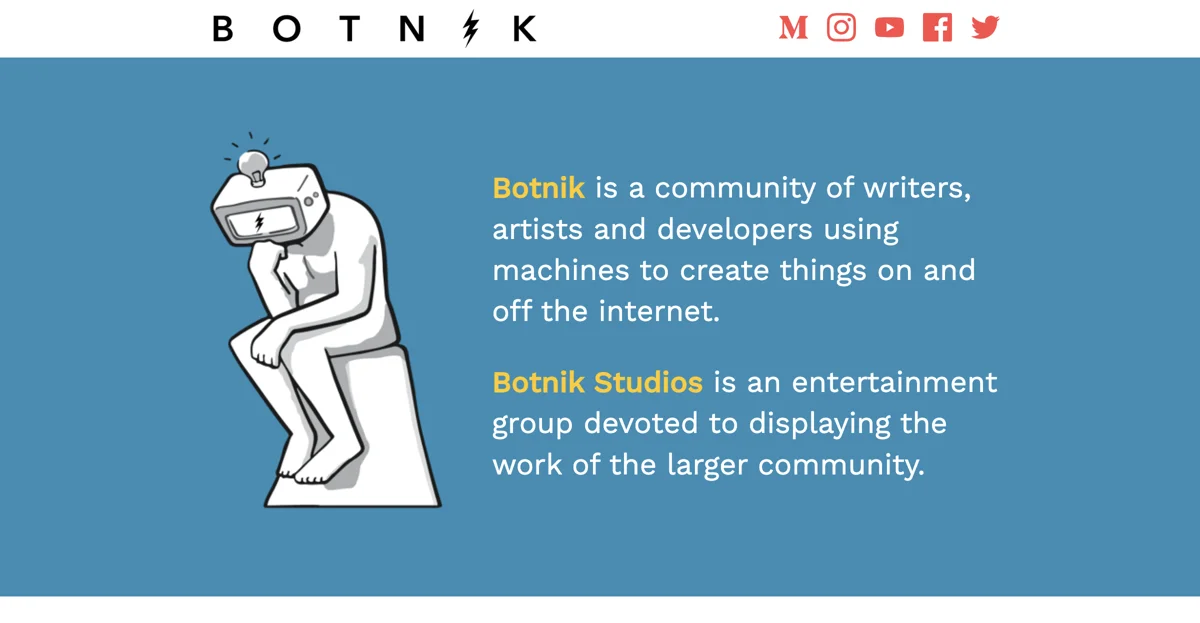 Explore Botnik: A Creative Community for Writers and Artists