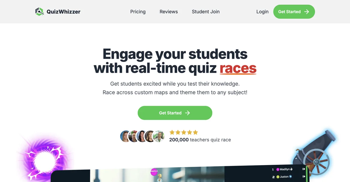 QuizWhizzer: Transform Classroom Learning with Interactive Quiz Races