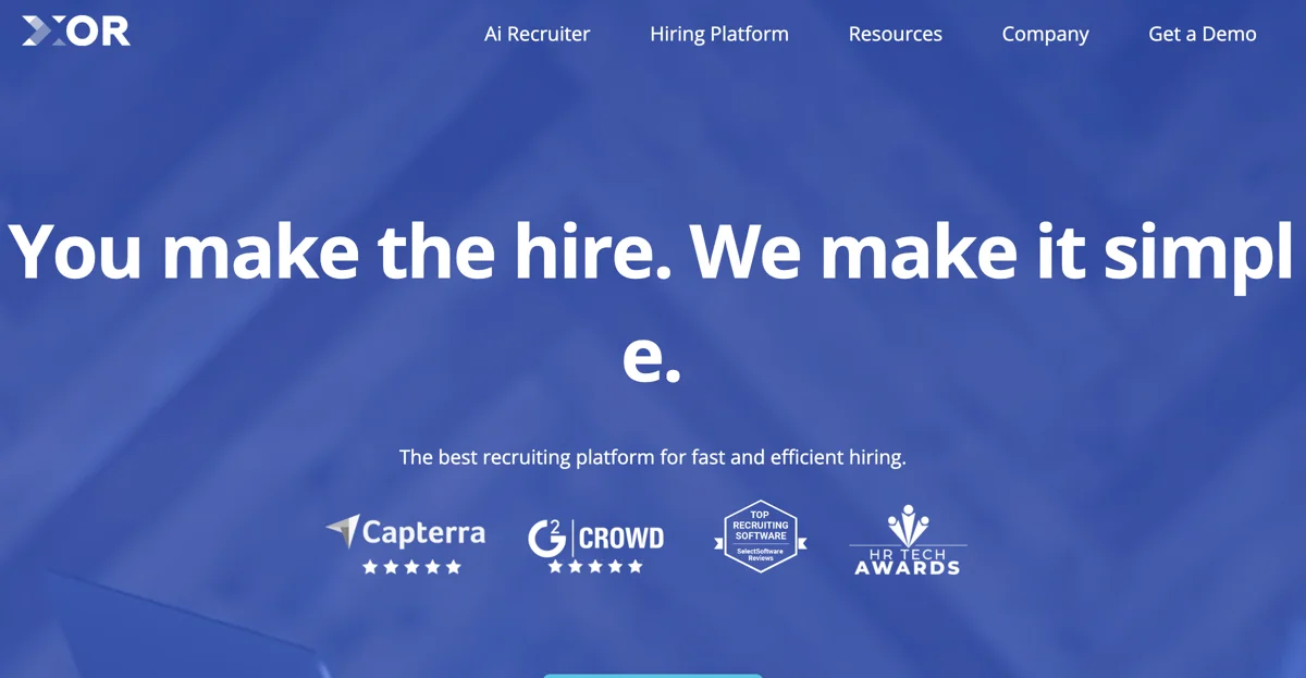 Streamline Your Hiring Process with XOR AI Recruiter