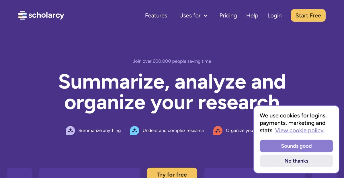 Scholarcy: Simplify Your Research with AI-Powered Summarization