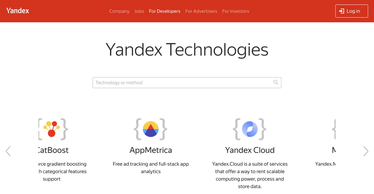 Exploring Yandex Technologies: Search, Cloud, and AI Innovations