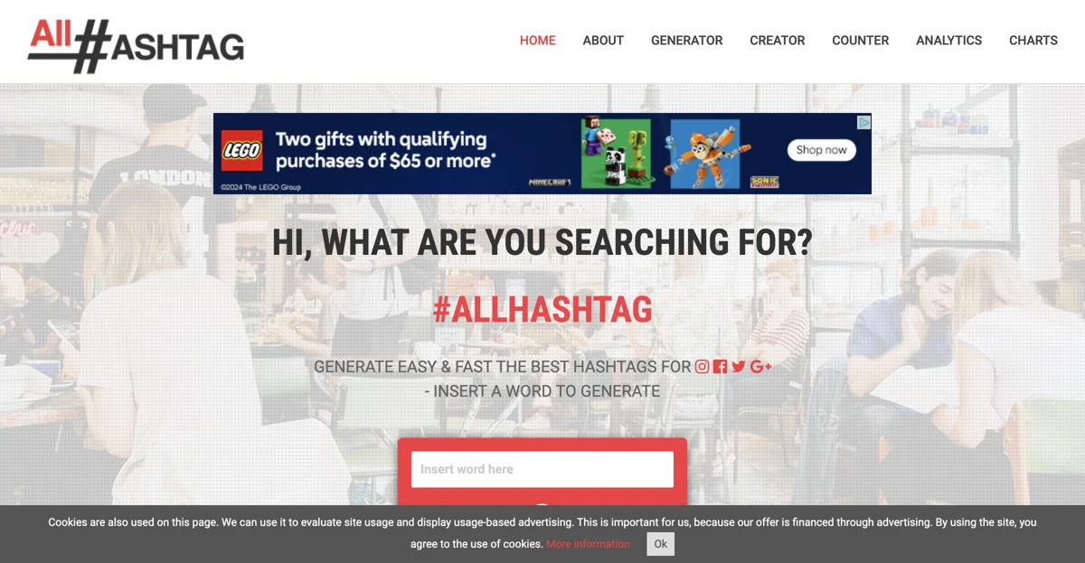 All Hashtag - Tăng Cường Độ Phủ Sóng Mạng Xã Hội Với Hashtag AI