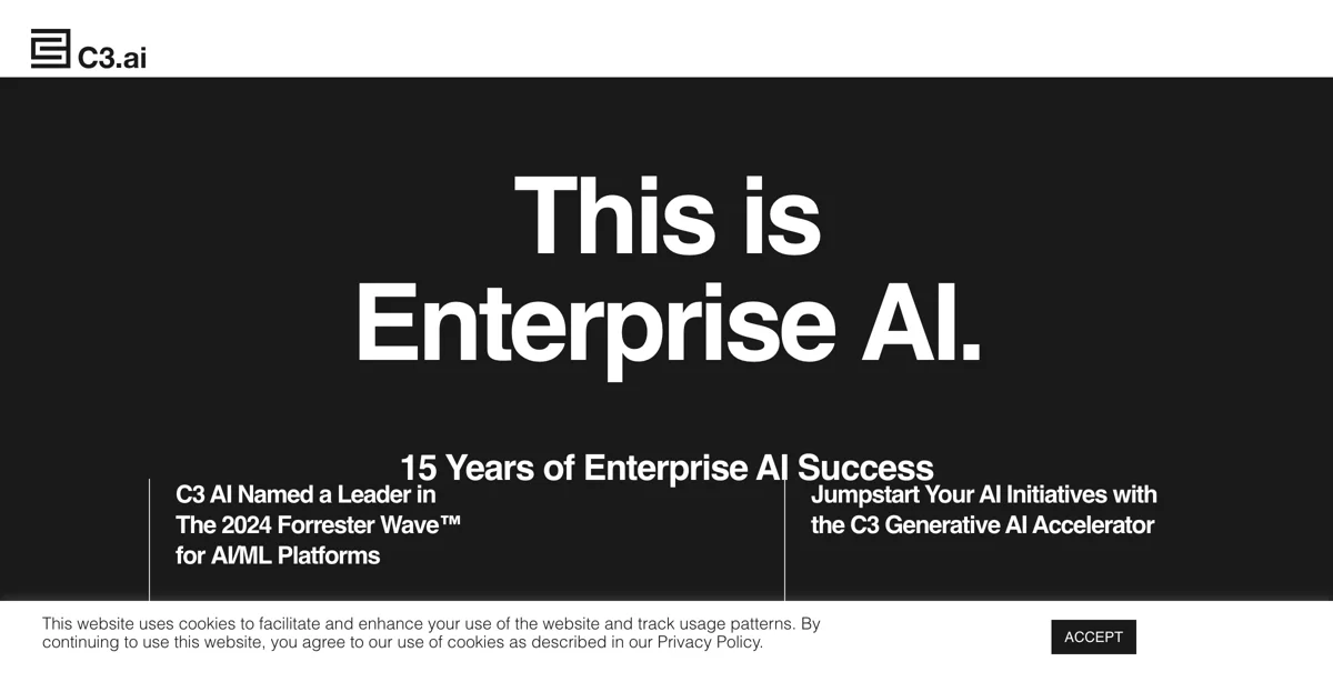 C3 AI: Leading Enterprise AI Solutions for Businesses