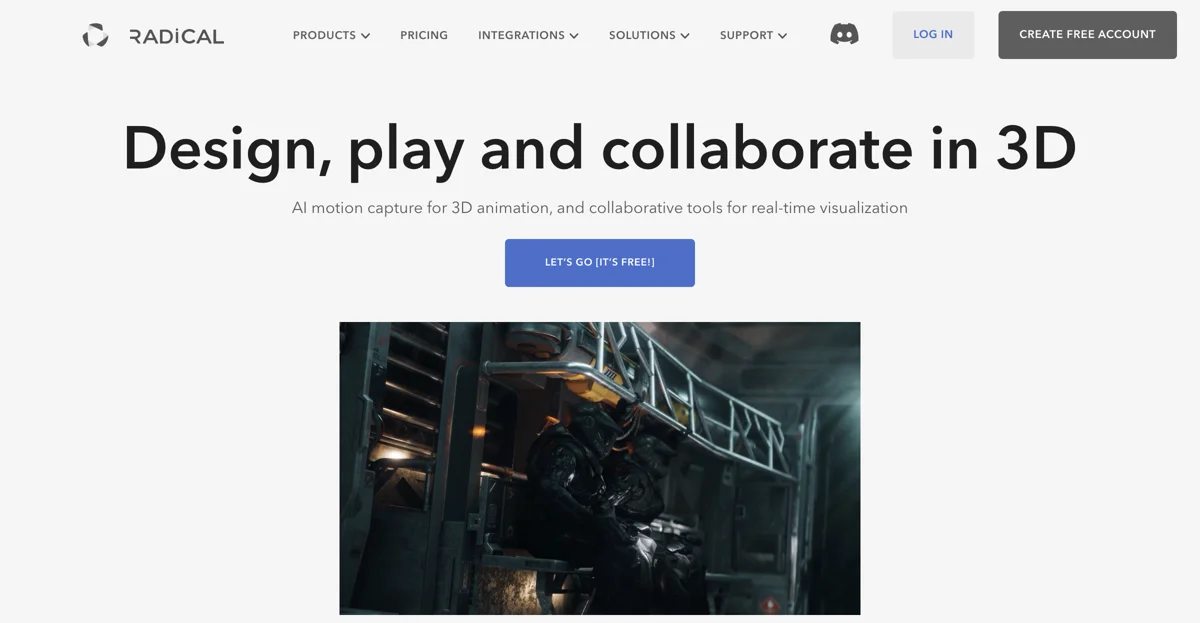 Explore RADiCAL: AI-Powered 3D Motion Capture & Design