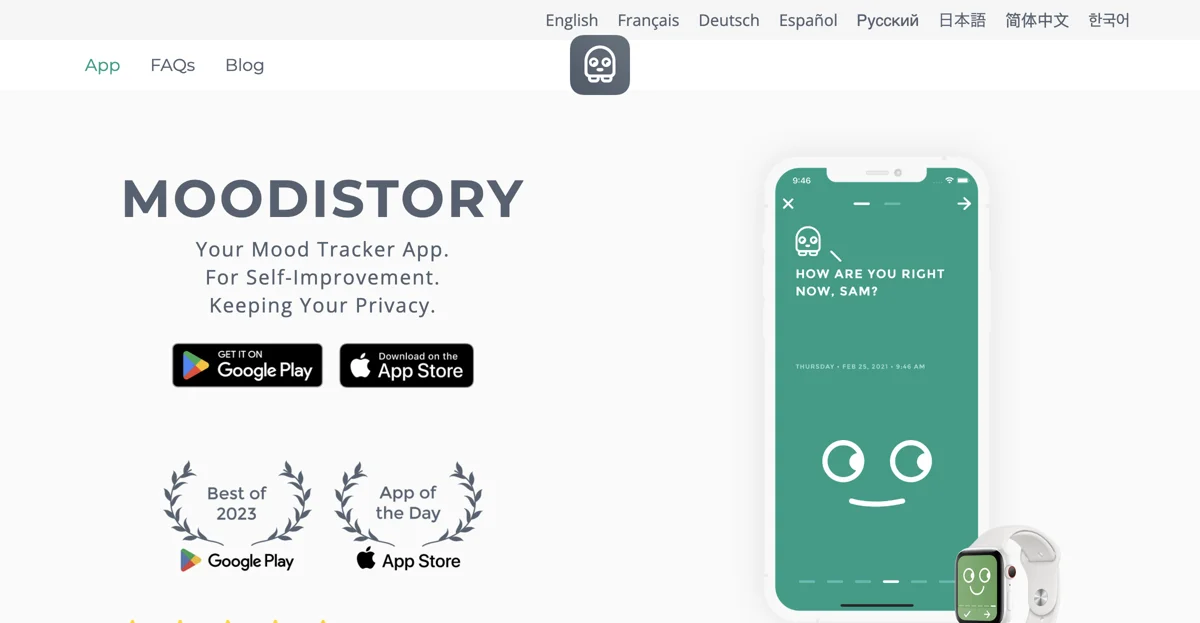 Moodistory: The Ultimate Privacy-Focused Mood Tracker App