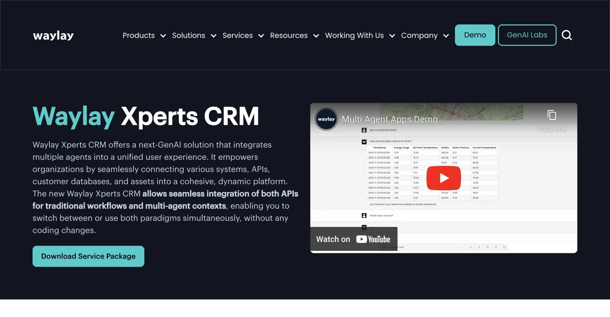 Waylay Xperts CRM: Next-Gen AI for Seamless Integration