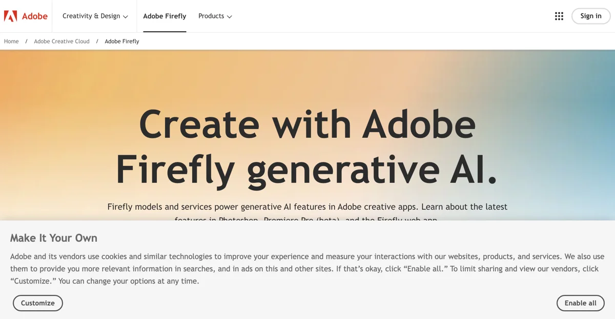 Adobe Firefly: Transforming Creativity with Generative AI