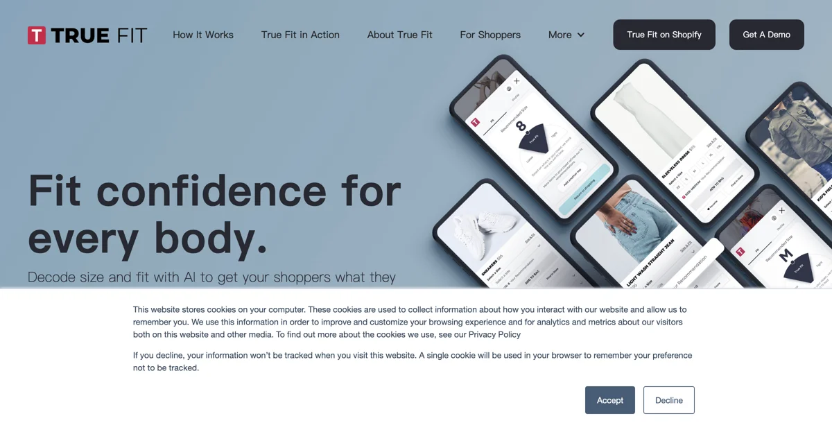 True Fit: AI-Powered Fit Recommendations for Online Shopping