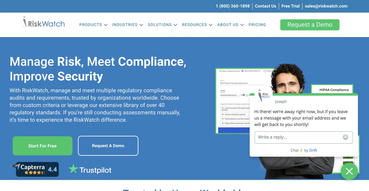 Best Risk and Compliance Assessment Software - RiskWatch