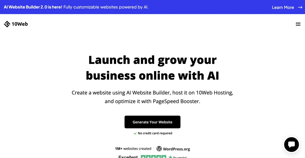 Transform Your Business Online with 10Web AI Website Builder