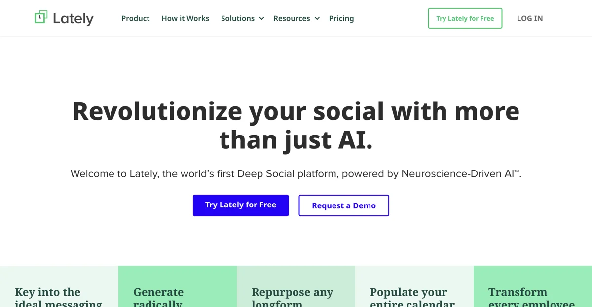 Lately: Transform Your Social Media with Neuroscience-Driven AI™