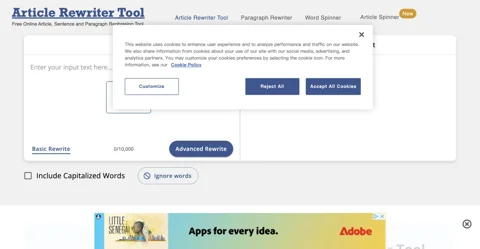 Article Rewriter Tool