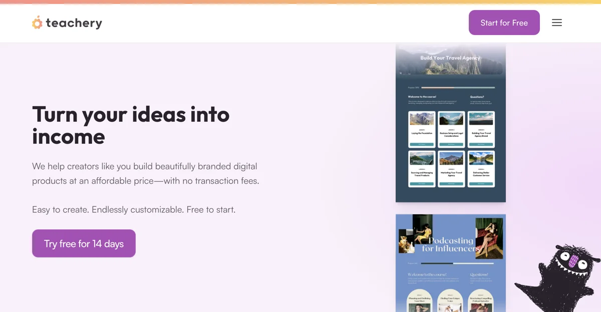 Design Beautiful Digital Products with Teachery | Simplify Digital Product Creation