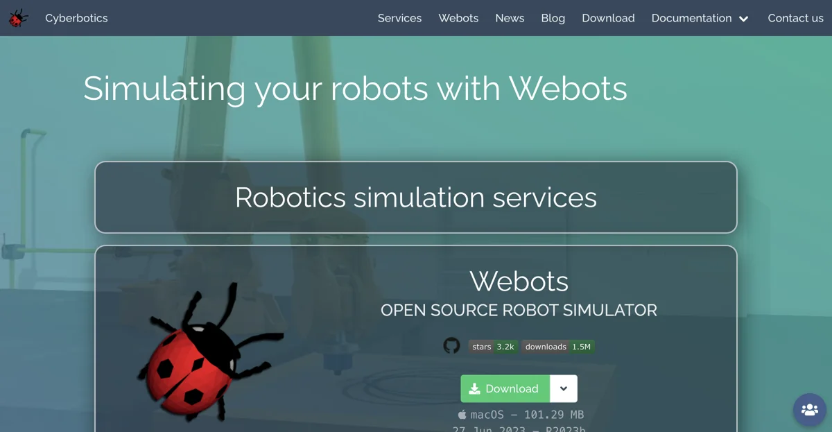 Webots: The Ultimate Open-Source Robotics Simulator