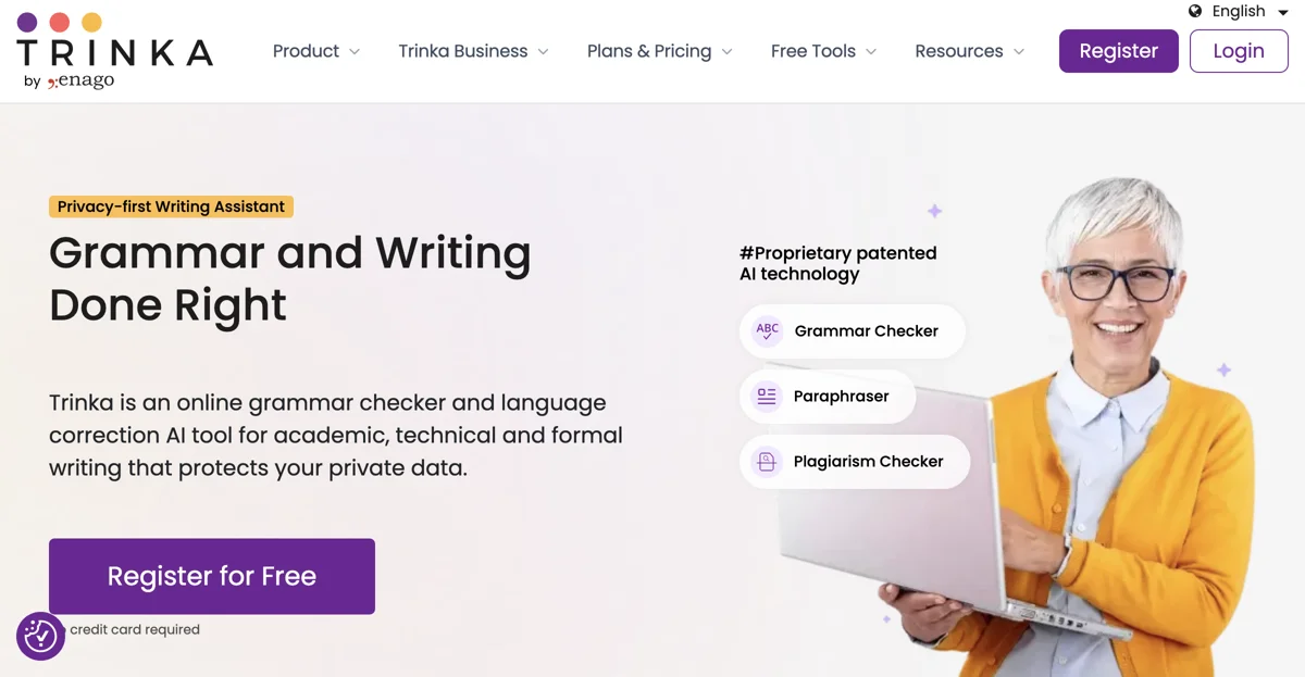 Trinka: The Privacy-First AI Writing Assistant for Professionals