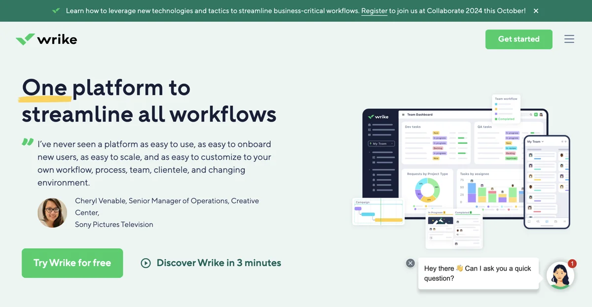 Versatile Project Management Software | Wrike