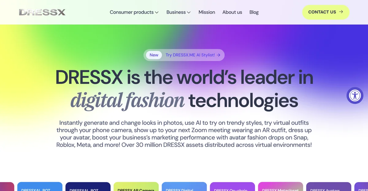 DRESSX: The Leader in AI and AR Fashion Technologies