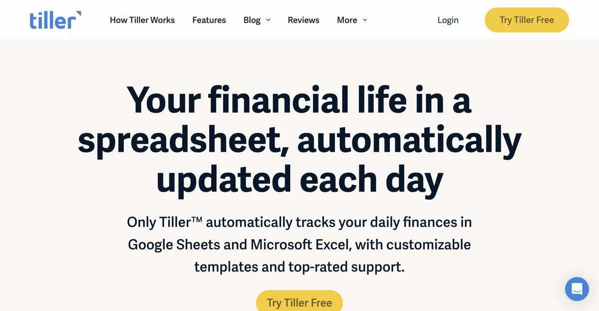 Tiller: The Ultimate Tool for Financial Tracking in Spreadsheets