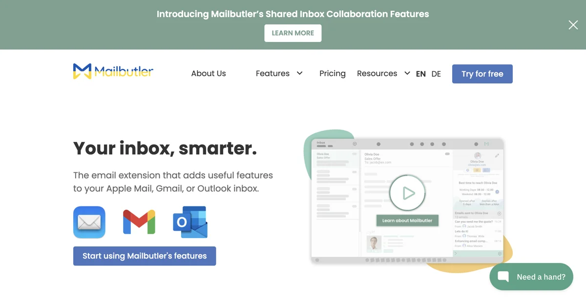 Mailbutler: Revolutionize Your Email Management with Smart Features