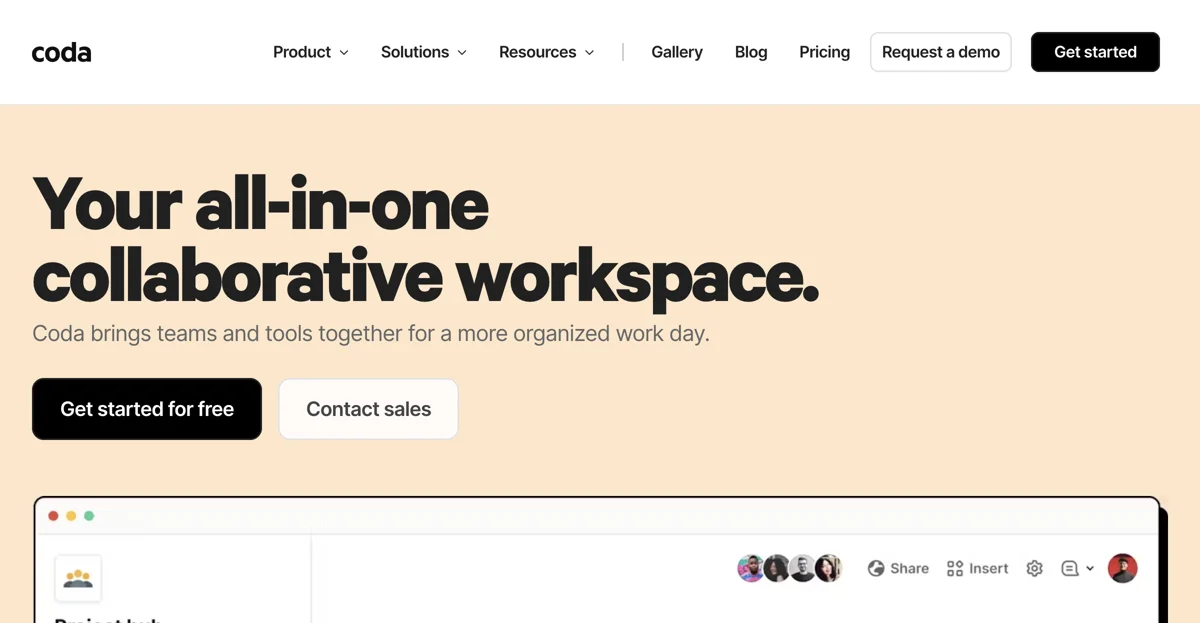 Coda: Your All-in-One Collaborative Workspace