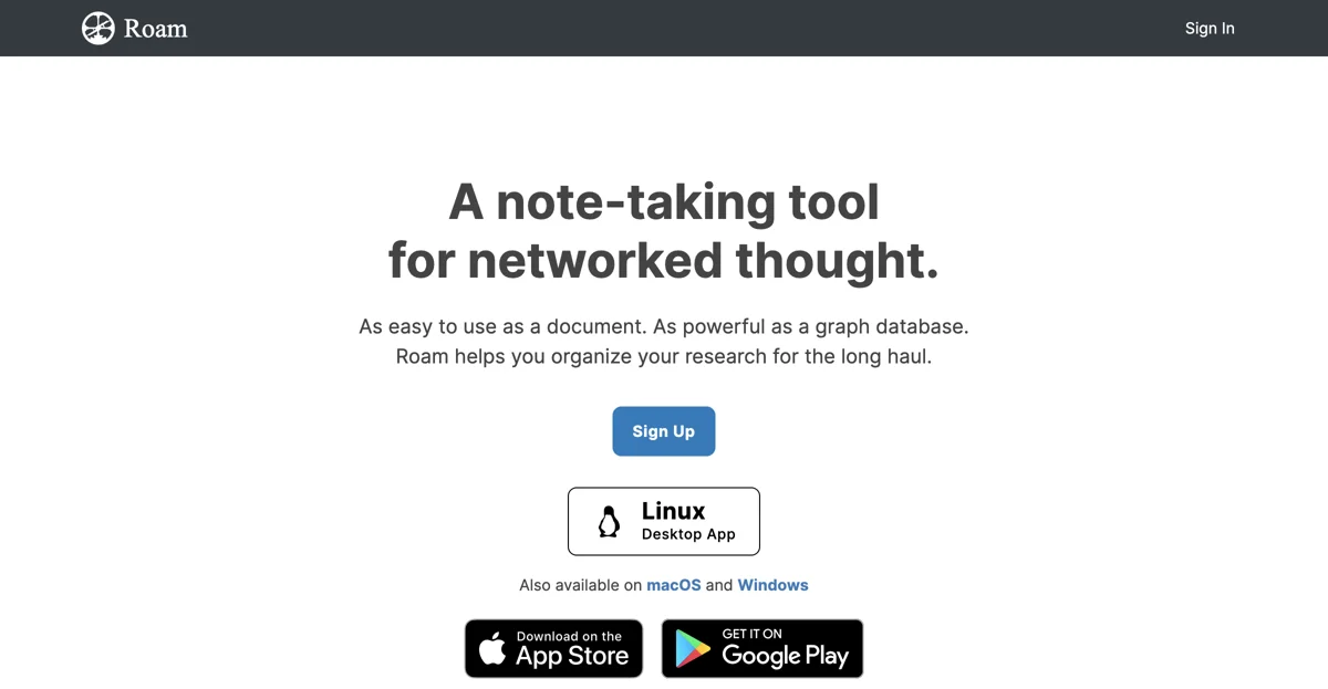 Roam Research: The Ultimate Tool for Networked Thought and Note-Taking