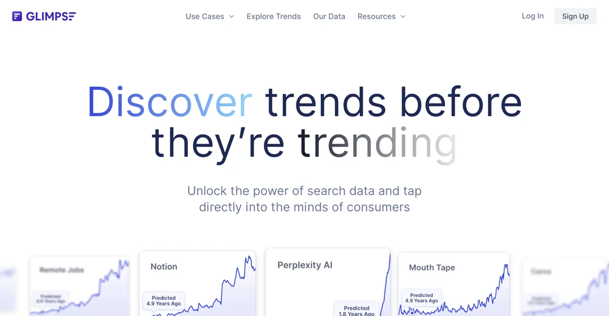 Glimpse - Discover Trends Before They’re Trending