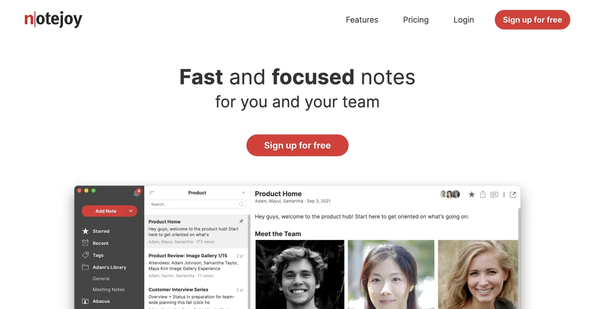 Enhance Team Collaboration with Notejoy: Your Ultimate Note-Taking Tool