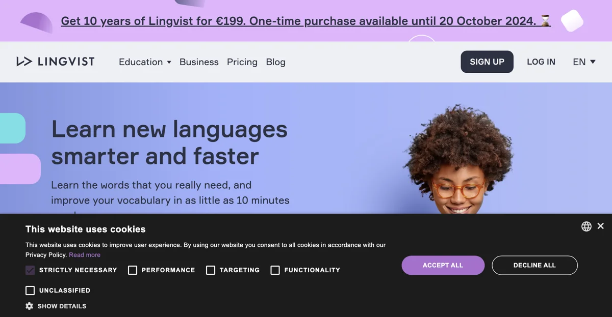 Learn a New Language Smarter and Faster Online | Lingvist