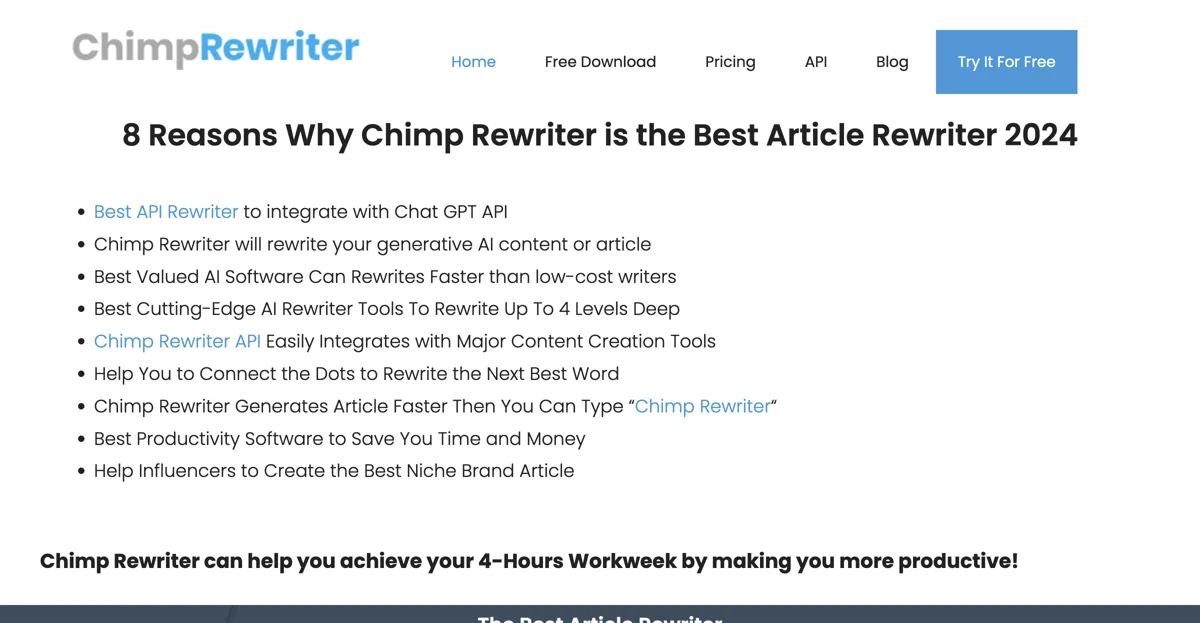 Chimp Rewriter: De ultieme artikelrewriter voor 2023