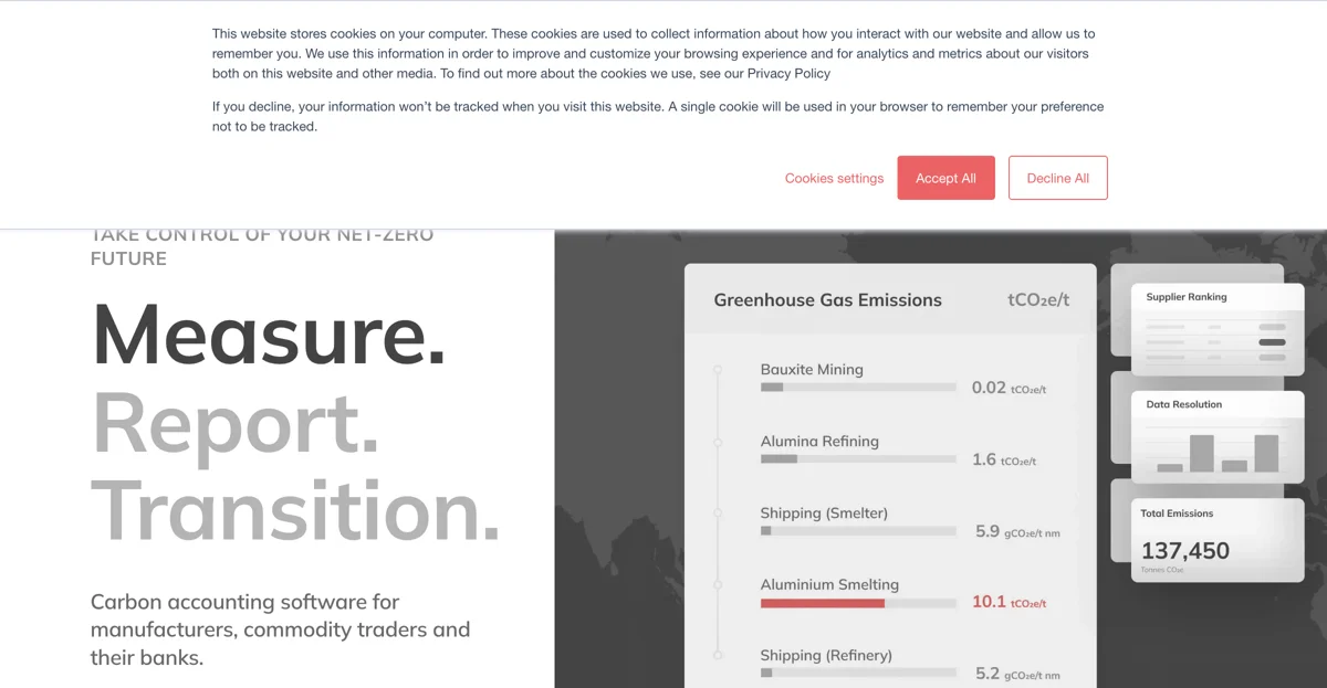 CarbonChain: AI-Powered Carbon Accounting for Emissions Tracking