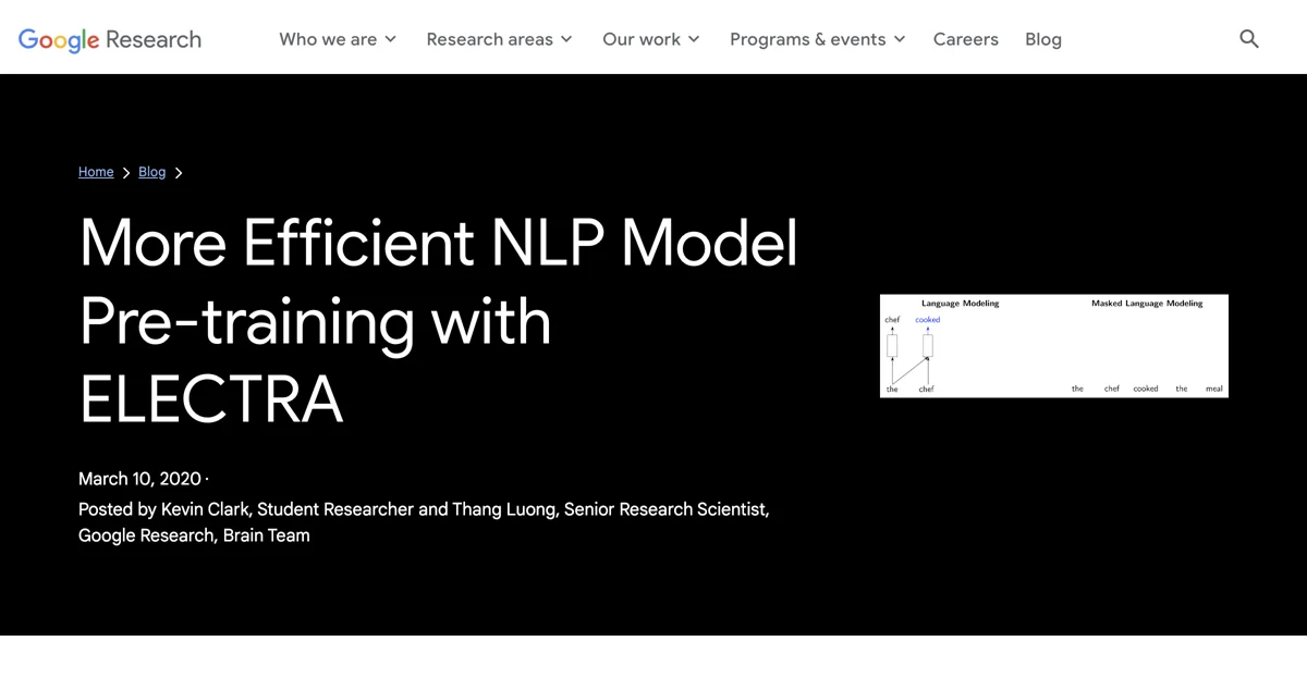 Unlocking NLP Efficiency: The ELECTRA Pre-training Model