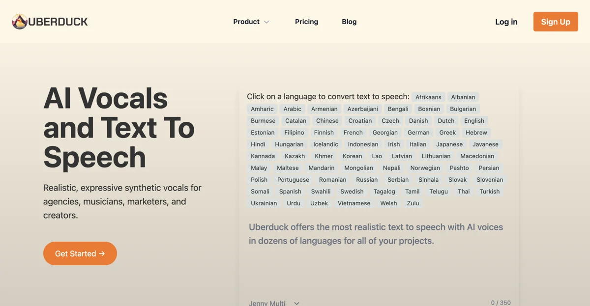 Uberduck: Transforming AI Vocals and Text-to-Speech Solutions