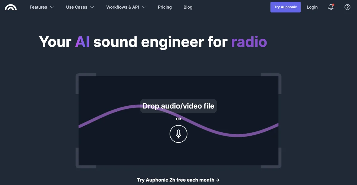 Auphonic: Elevate Your Audio Quality with AI