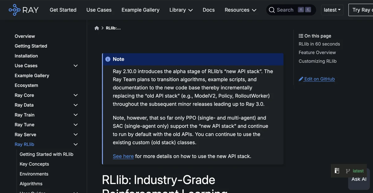 Unlocking AI Potential with RLlib: Industry-Grade Reinforcement Learning