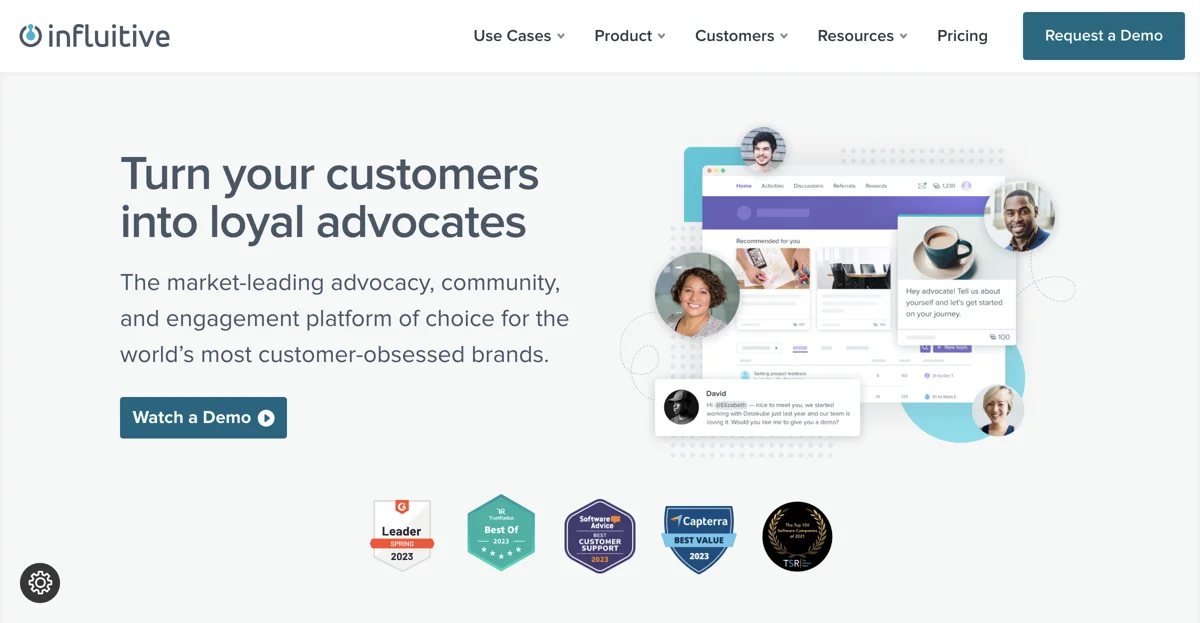 Influitive: Customer Advocacy SaaS – Gamify, Engage & Reward