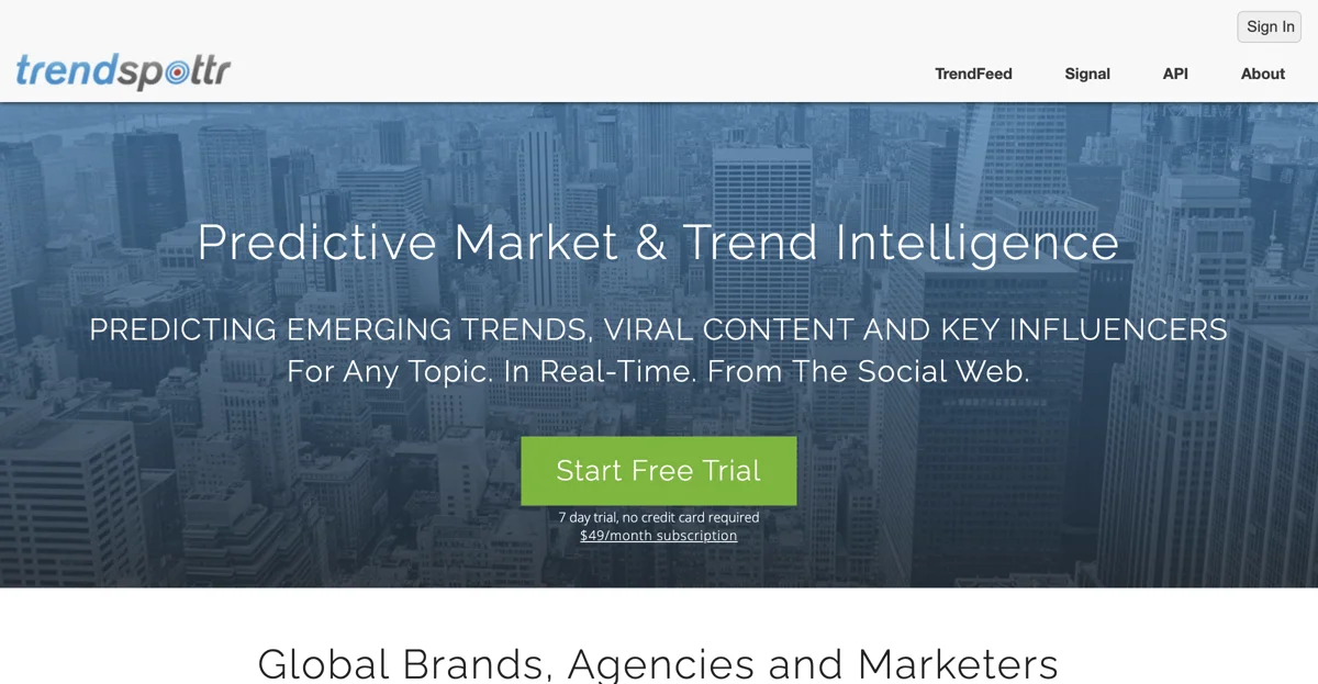 Discover TrendSpottr: Your Tool for Predictive Market Intelligence