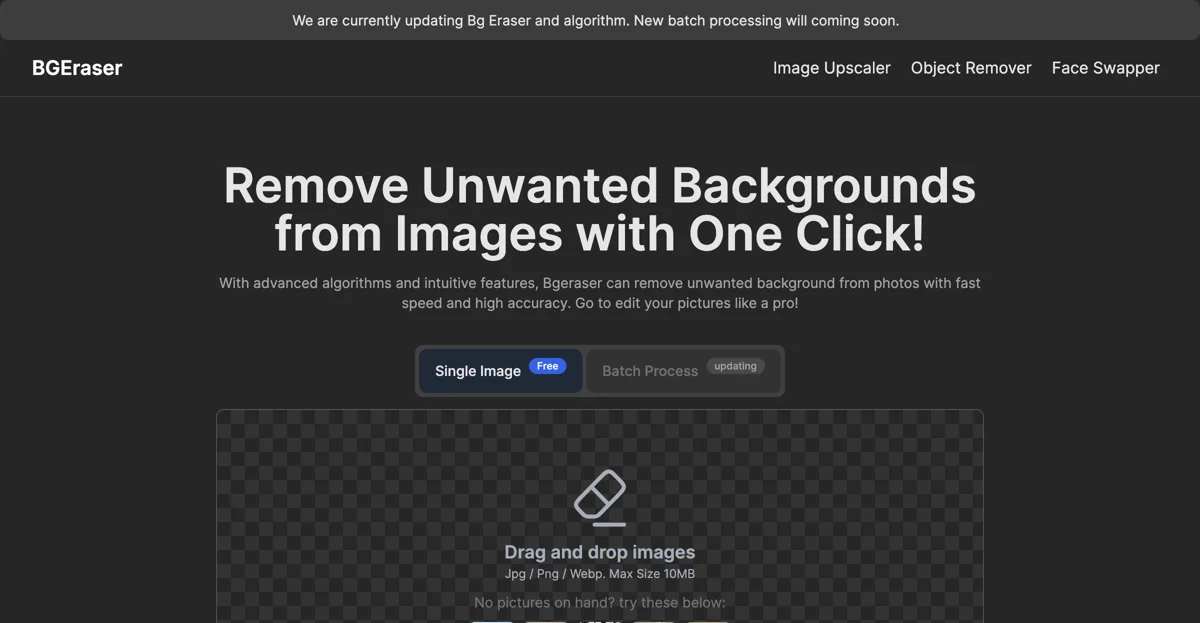 Bg Eraser: Effortless Online Background Removal for Images