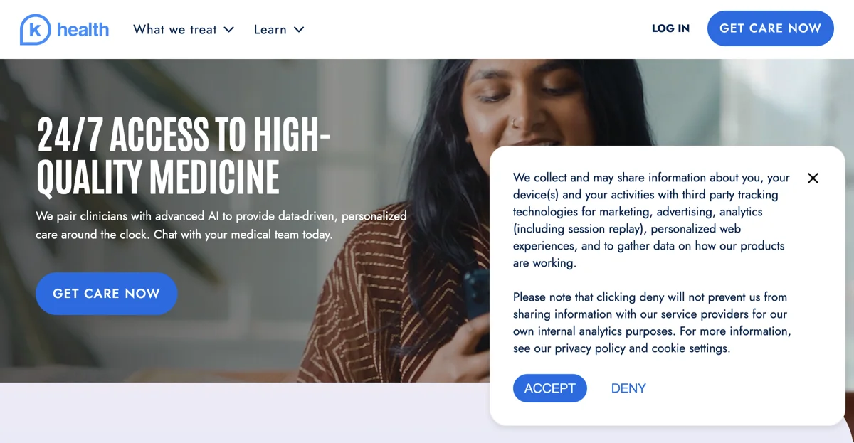 K Health: Your 24/7 AI-Powered Healthcare Solution