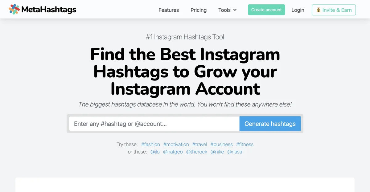 MetaHashtags: Công Cụ Tạo Hashtag Tốt Nhất Để Tăng Trưởng Instagram