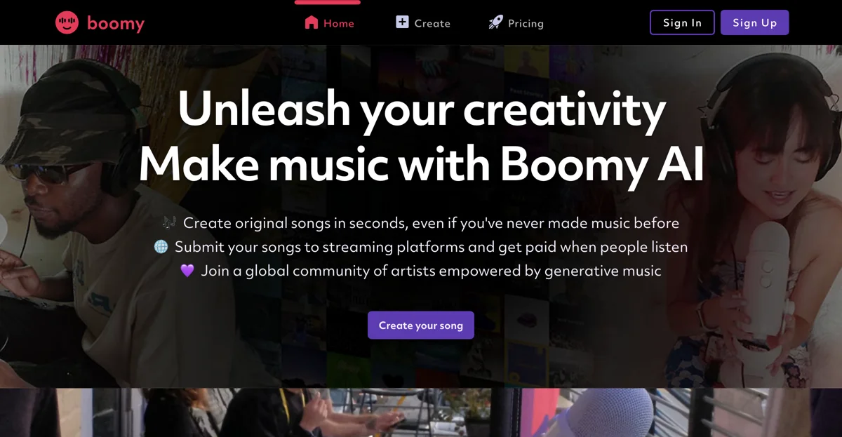 Boomy: Create Music Effortlessly with AI