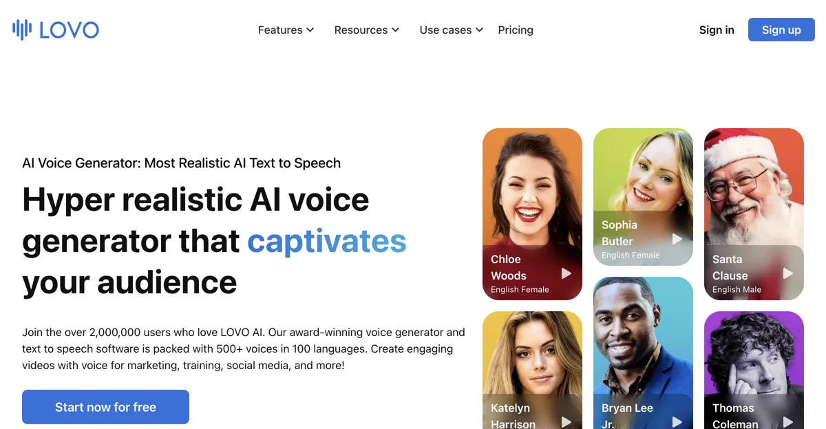 LOVO AI: Transform Your Content with Realistic AI Voice Generation