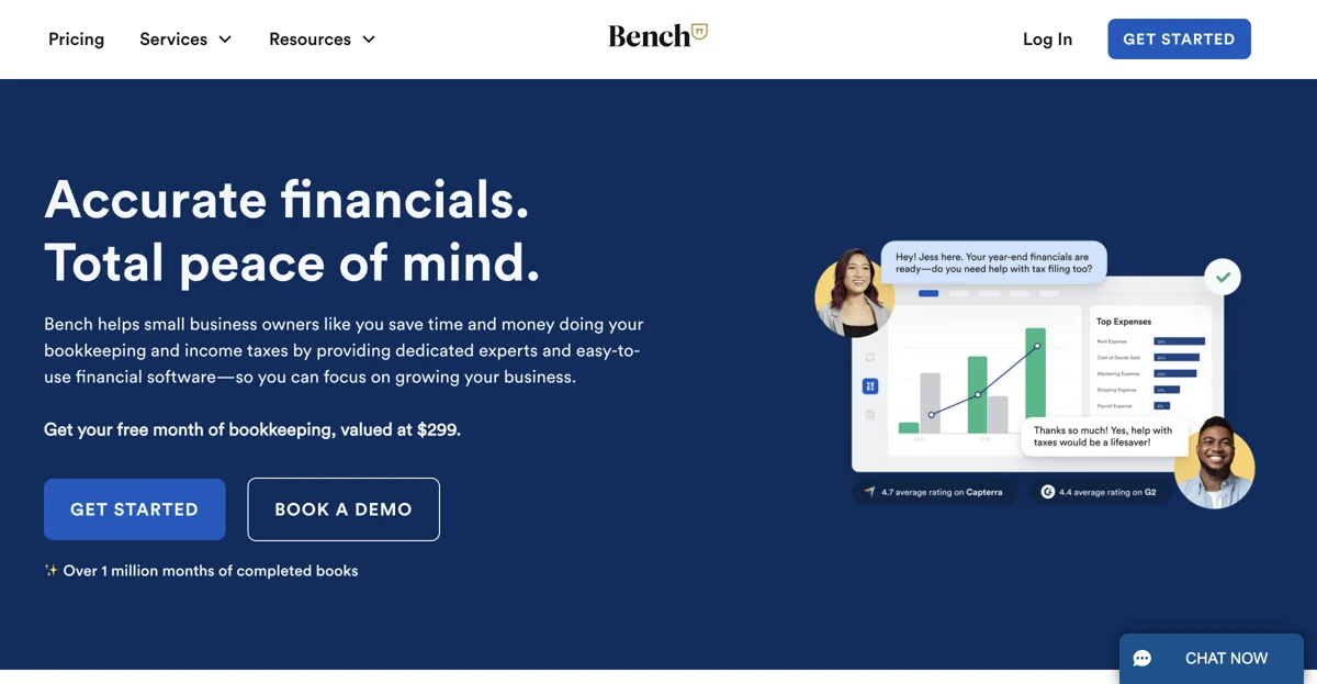 Bench Accounting: Streamline Your Small Business Finances with Expert Bookkeeping