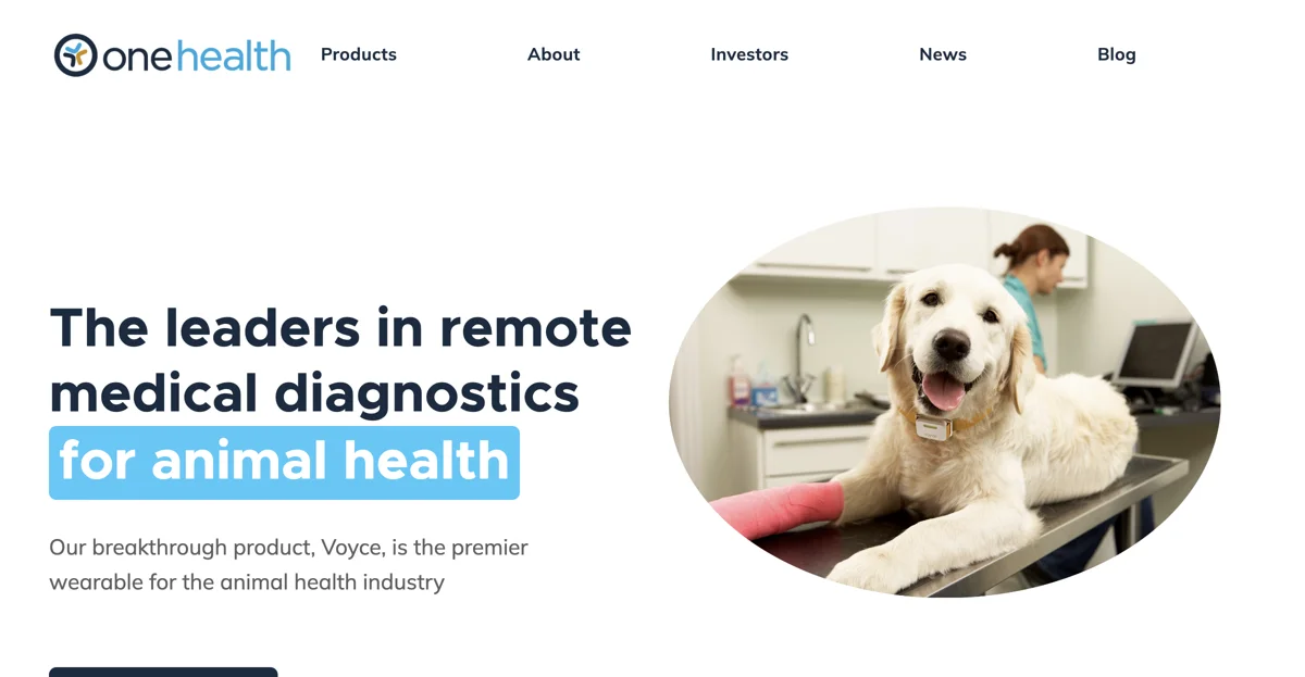 One Health Group: Pioneering Remote Diagnostics in Animal Health