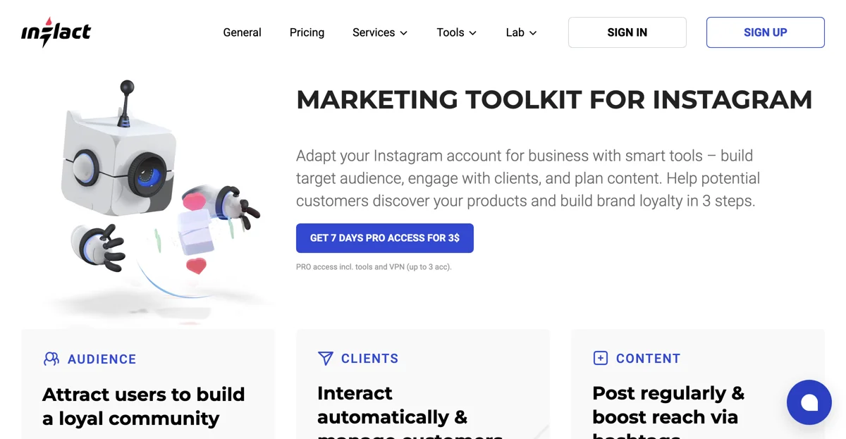 Inflact: Tăng Cường Marketing Instagram với Công Cụ AI