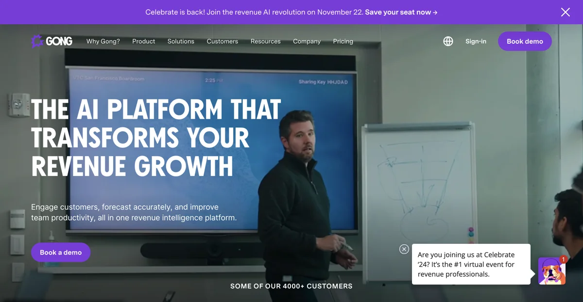 Gong - Revolutionizing Revenue Intelligence with AI
