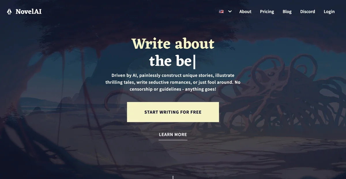 NovelAI: Unleash Your Creativity with AI-Powered Storytelling